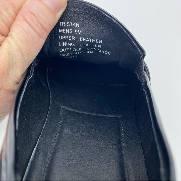 Saks Fith Avenue Black Tristan Horse Bit Loafers - 9 - Picture 7 of 7